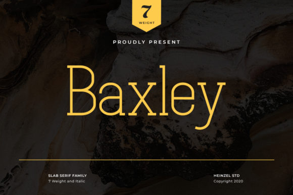 Baxley Font: A Modern Slab Serif for Bold Typography