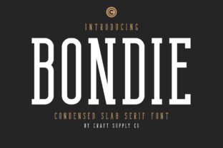 Bondie: A Modern and Versatile Slab Serif Font for Creative Expression