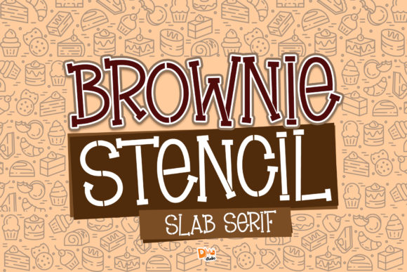 Brownie Stencil: A Fun and Practical Font for Creative Projects