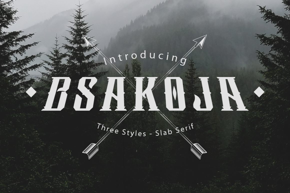 Bsakoja: A Versatile Slab Serif Display Font