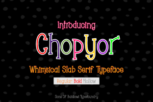 Chopyor: A Whimsical Slab Serif Font Thatβs Redefining Playful Design