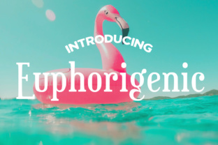 Euphorigenic: Elevating Design with a Luxe Slab-Serif Headline Font