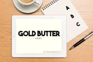 Gold Butter: A Playful Font for Vintage-Inspired Design