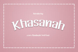 Khasanah: A Serif Font with a Brush Touch