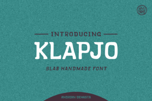 Klapjo: A Dapper Slab Serif Font with a Handmade Edge