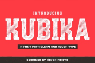 Kubika: A Bold Choice for Retro and Athletic Design Styles