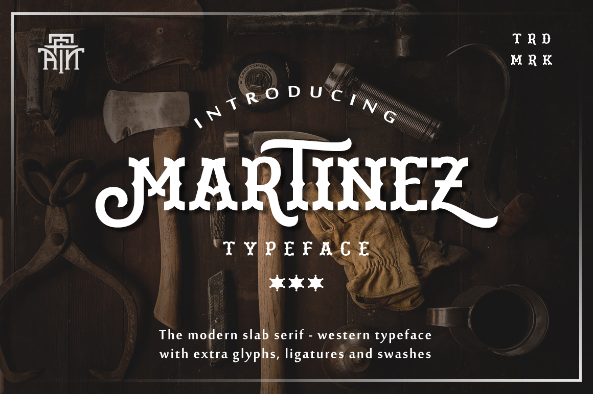 Martinez Typeface: A Bold Vintage-Inspired Design