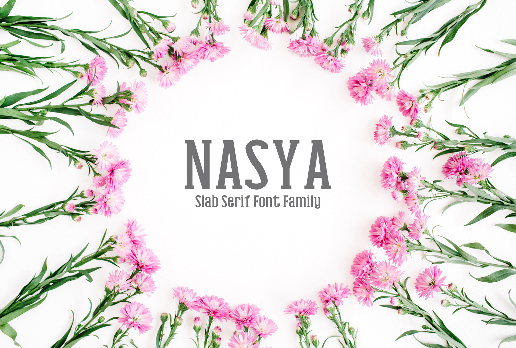 Nasya: A Modern Slab Serif Font with Impact
