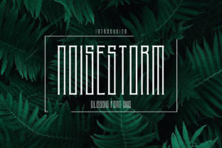 NoiseStorm: A Versatile Slab Serif Font for Modern Creativity