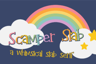 Scamper Slab: Whimsical Font for Creative Projects