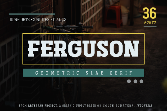 The Rise of Ferguson Family: A Bold Vintage Font That Commands Attention