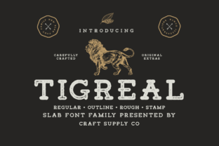 Tigreal Family: A Font Collection for Dynamic Design Projects